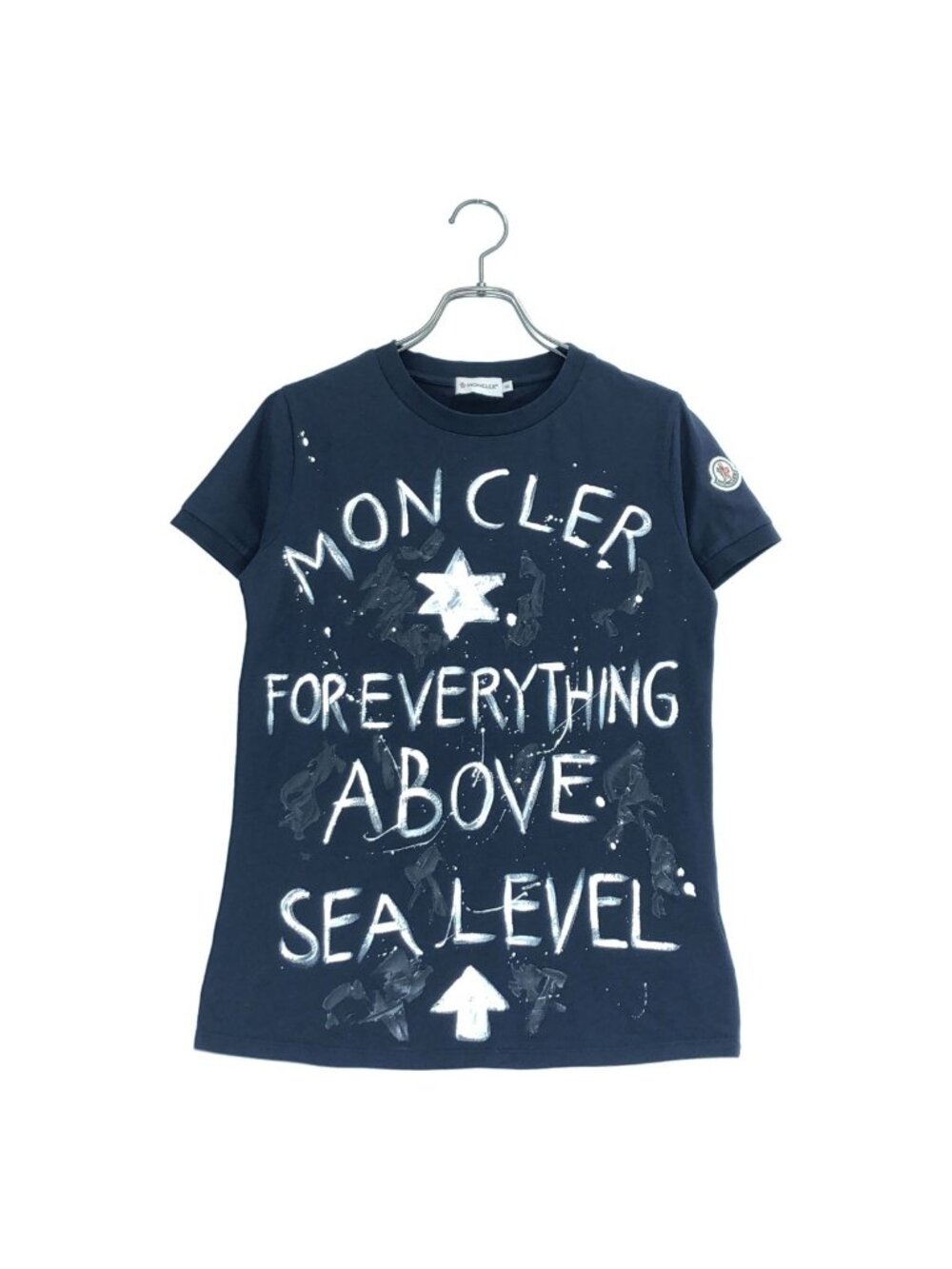 Moncler Maglia T-Shirt Painting Navy